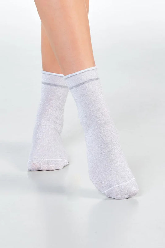 Socken Dailysocks Chloe Weiß