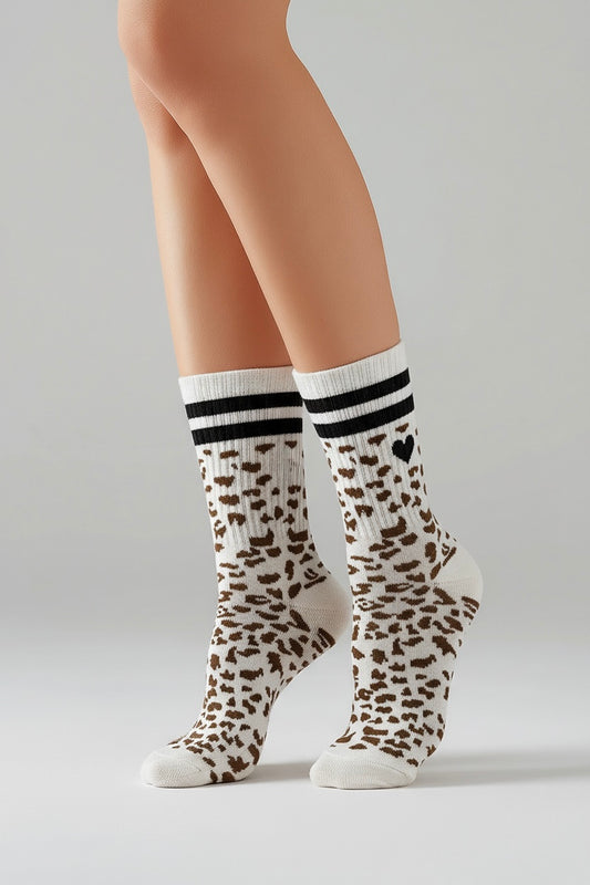 Socken Dailysocks Valentina Latte/Schwarz