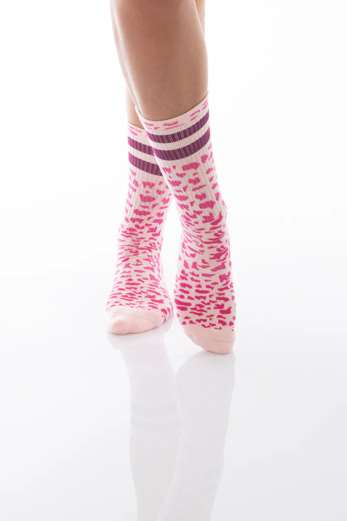 Socken Dailysocks Amanda Rosa/Burgunder
