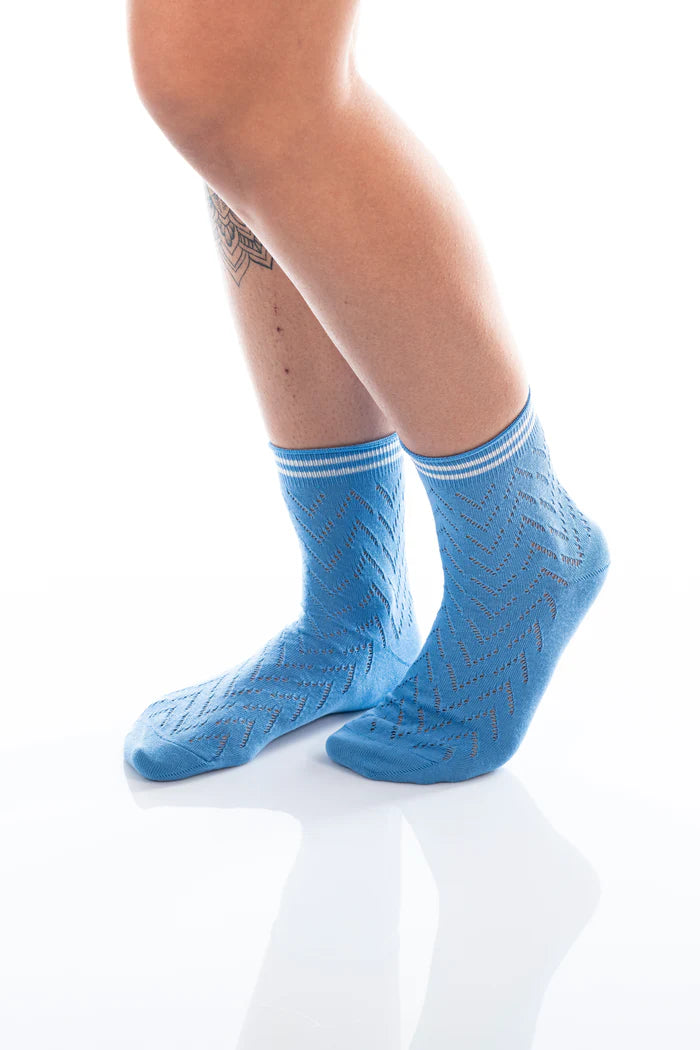 Socken Sommersocke Katharina Kornblumenblau