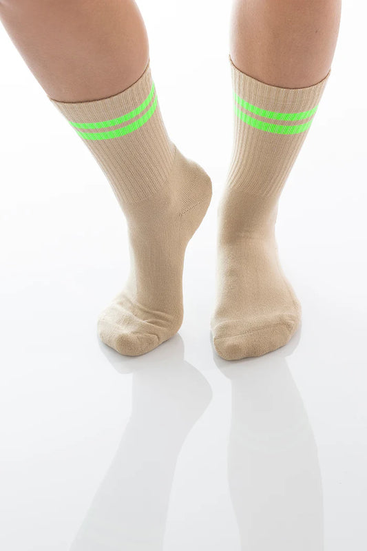 Socken Dailysocks Venus Sand/Neongrün